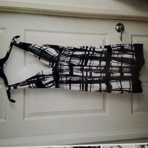 Black and white dress padded bra
